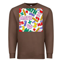 Chestnut math seamless pattern Premium Sweatshirt - BundleAndBundleShop
