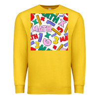 Lemon math seamless pattern Premium Sweatshirt - BundleAndBundleShop