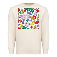 Sandshell math seamless pattern Premium Sweatshirt - BundleAndBundleShop