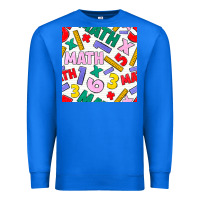 True Royal math seamless pattern Premium Sweatshirt - BundleAndBundleShop