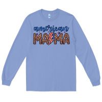 Colony Blue American mama Long Sleeve Tee - Zillion Design Studio