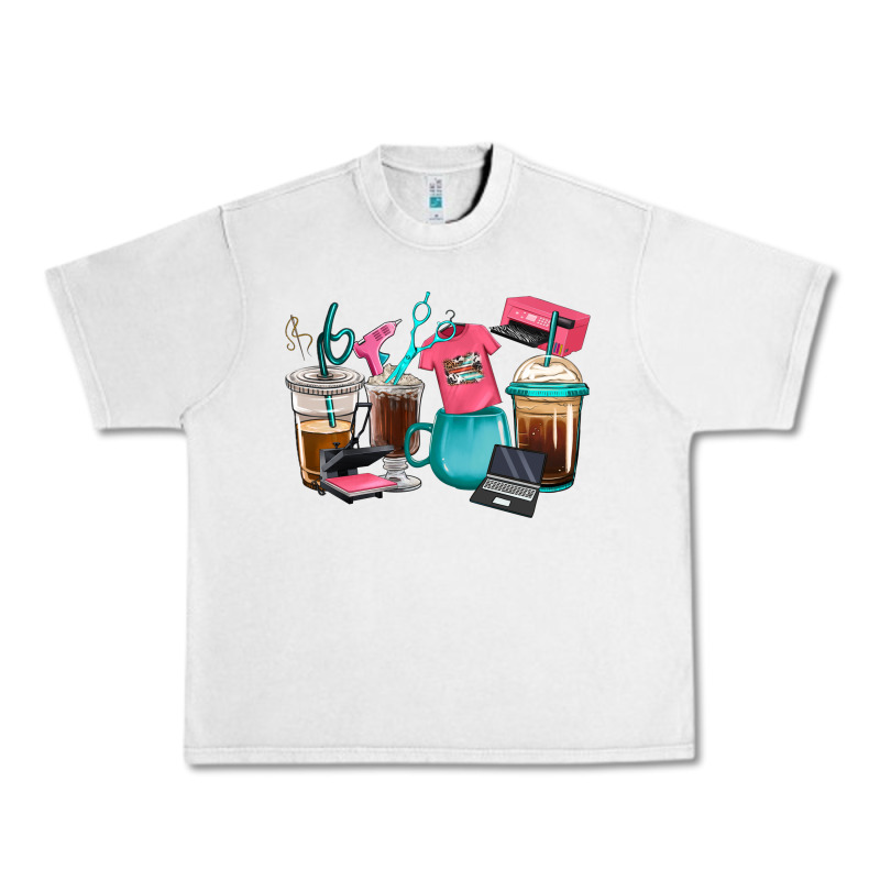 Crafting Coffee Cups Urban Heavy Tee by RanaPortraitStore | Teevron