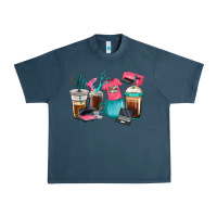 Midnight Navy crafting coffee cups Urban Heavy Tee - RanaPortraitStore