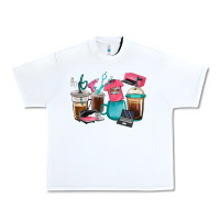 White crafting coffee cups Urban Heavy Tee - RanaPortraitStore