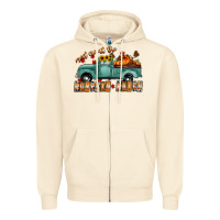 Sandshell meet me af the pumpkin patch Zipper Hoodie - CowhideDigitalArt