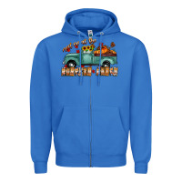 True Royal meet me af the pumpkin patch Zipper Hoodie - CowhideDigitalArt