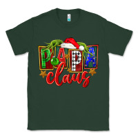Sports Green Christmas papa claus Classic Tee - FaDigitalArtStudio