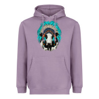 Lavender holstein indian headdress Heavyweight Hoodie - JahusDesignShop