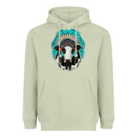Matcha holstein indian headdress Heavyweight Hoodie - JahusDesignShop