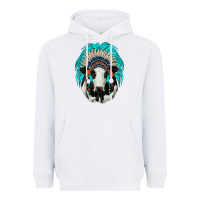 Holstein Indian Headdress Heavyweight Hoodie | Teevron