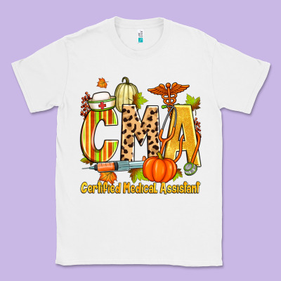 Fall Cma Certified Medical Assistant Classic Tee Designed By Zillion Design Studio