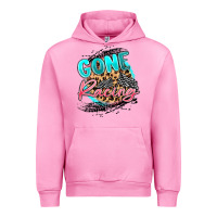 Fuchsia Pink gone racing Urban Hoodie - MaliasSmallBusiness