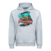 Heather Grey gone racing Urban Hoodie - MaliasSmallBusiness
