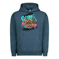 Pigment Midnight Navy gone racing Urban Hoodie - MaliasSmallBusiness