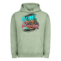 Pigment Oil Green gone racing Urban Hoodie - MaliasSmallBusiness
