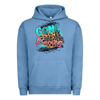 Pigment Pebble Blue gone racing Urban Hoodie - MaliasSmallBusiness