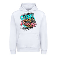 White gone racing Urban Hoodie - MaliasSmallBusiness