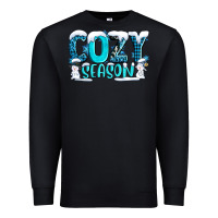 Black cozy season with snowman ado Premium Sweatshirt - AdoDesignShop