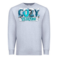 Heather Grey cozy season with snowman ado Premium Sweatshirt - AdoDesignShop
