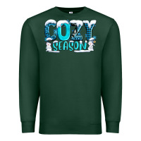 Sports Green cozy season with snowman ado Premium Sweatshirt - AdoDesignShop