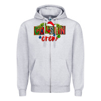 Heather Grey cousin crew christmas Zipper Hoodie - FaDigitalArtStudio