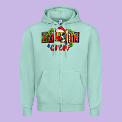 Cousin Crew Christmas Zipper Hoodie Designed By Fadigitalartstudio
