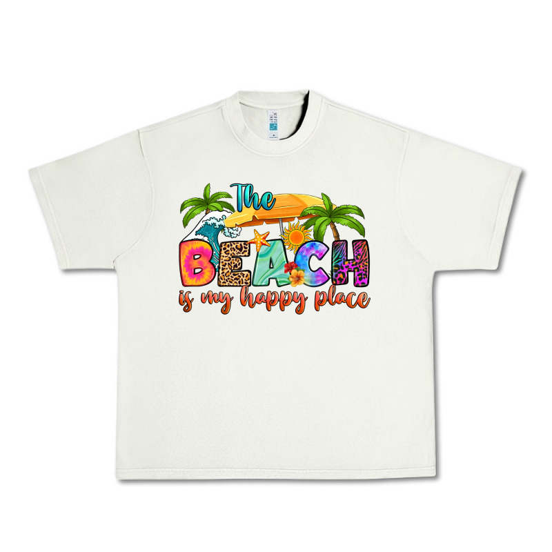 The Beach Is My Happy Place Urban Heavy Tee by RanaPortraitStore | Teevron