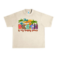 Sandshell the beach is my happy place Urban Heavy Tee - RanaPortraitStore