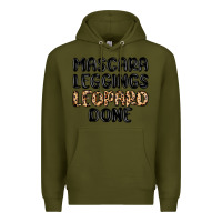 Army Green mascara leopard done Premium Hoodie - MaliasSmallBusiness