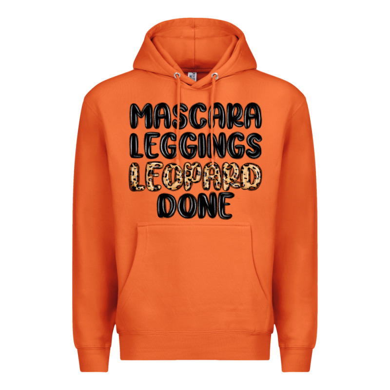 Mascara Leopard Done Premium Hoodie by MaliasSmallBusiness | Teevron