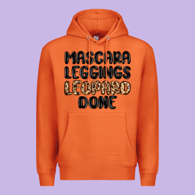 Mascara Leopard Done Premium Hoodie Designed By Maliassmallbusiness