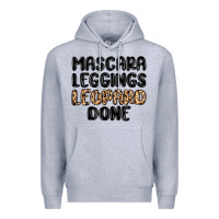 Heather Grey mascara leopard done Premium Hoodie - MaliasSmallBusiness