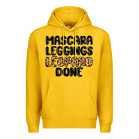 Lemon mascara leopard done Premium Hoodie - MaliasSmallBusiness