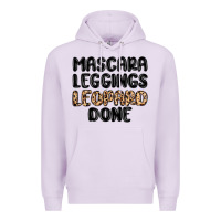 Lilac mascara leopard done Premium Hoodie - MaliasSmallBusiness