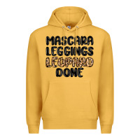 Mustard mascara leopard done Premium Hoodie - MaliasSmallBusiness