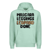 Seafoam mascara leopard done Premium Hoodie - MaliasSmallBusiness
