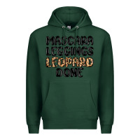 Sports Green mascara leopard done Premium Hoodie - MaliasSmallBusiness