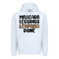 White mascara leopard done Premium Hoodie - MaliasSmallBusiness