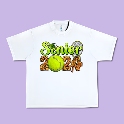 Tennis Senior 2024 Urban Heavy Tee Designed By Barkaloodesign