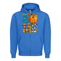 True Royal love pumpkin Zipper Hoodie - HRA Design Shop
