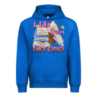 Cobalt i like them thick and spicy Urban Hoodie - MaliasSmallBusiness