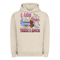 Pigment French Oak i like them thick and spicy Urban Hoodie - MaliasSmallBusiness