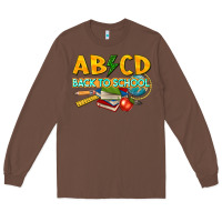 Chestnut abcd back to school Long Sleeve Tee - texasbilliewilder