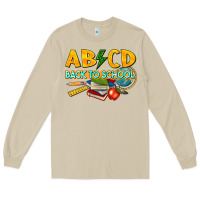 Mushroom abcd back to school Long Sleeve Tee - texasbilliewilder