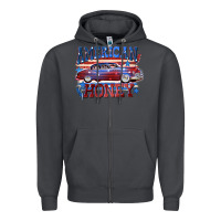 Smoke American honey 4th of july Zipper Hoodie - CowGirlArtShop