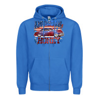 True Royal American honey 4th of july Zipper Hoodie - CowGirlArtShop