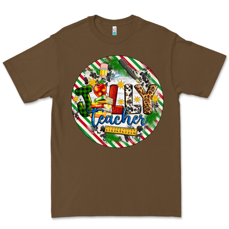 Christmas Jolly Teacher Premium Tee by Artiststas | Teevron