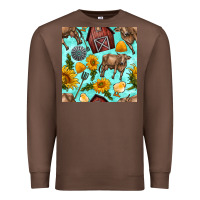 Chestnut farm seamless pattern Premium Sweatshirt - BundleAndBundleShop