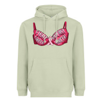 Matcha Fight cancer breast cancer bra Heavyweight Hoodie - Artiststas
