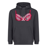 Smoke Fight cancer breast cancer bra Heavyweight Hoodie - Artiststas